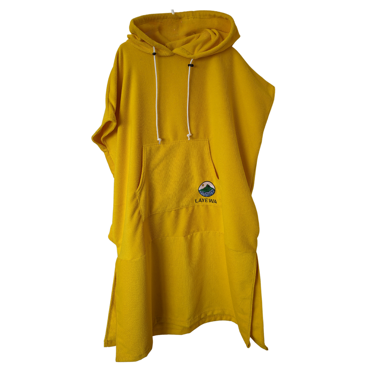 Hooded Changing Towel Poncho - Yellow - LAYEWA
